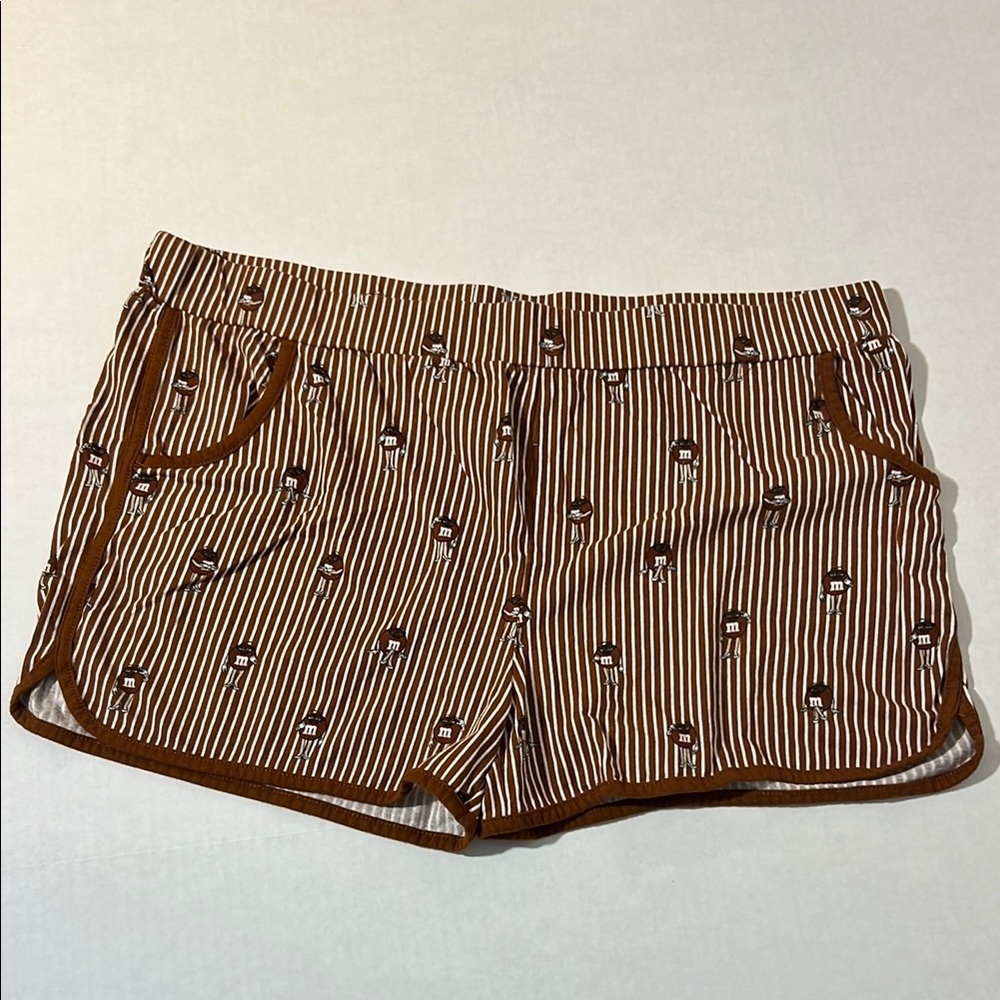 M&M'S Brown Sleep Shorts with M&M Graphics Size 2XL